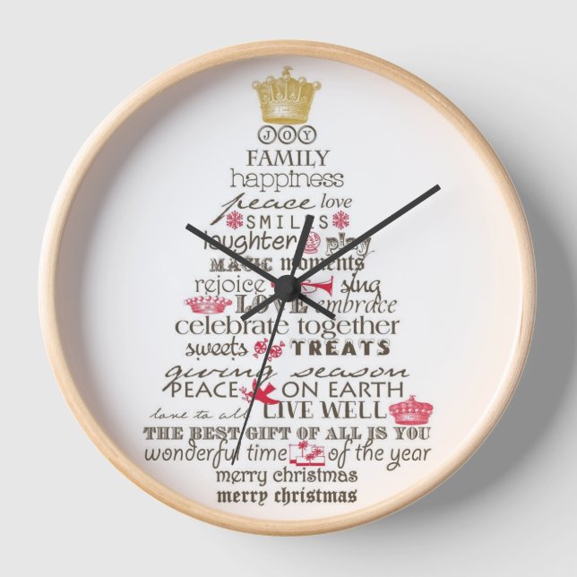 Reloj "Campanas de jingle" (Reloj de pared) (Anverso)
