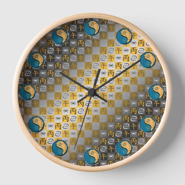 Reloj Cáncer & Caballo de Fuego (Anverso)