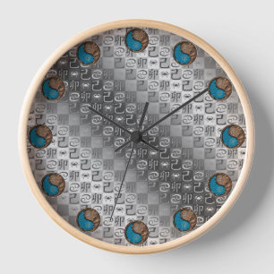 Reloj Cáncer & Conejo de Tierra