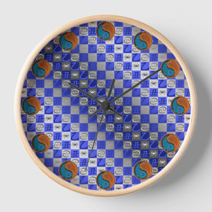 Reloj Cáncer y Buey de Madera
