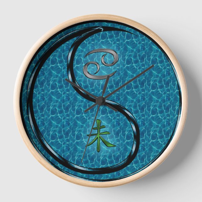 Reloj Cáncer y Cabra de Agua (Anverso)