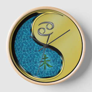 Reloj Cáncer y Cabra de Metal