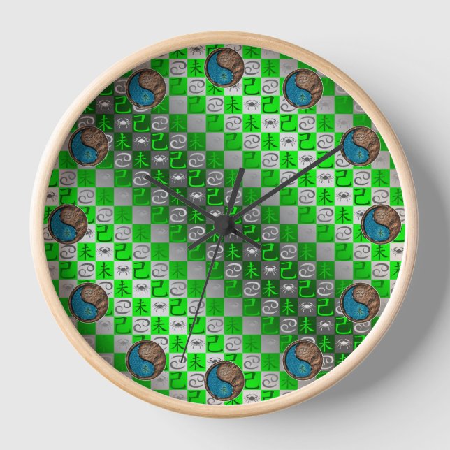 Reloj Cáncer y Cabra de Tierra (Anverso)