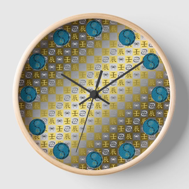 Reloj Cáncer y Dragón de Agua (Anverso)