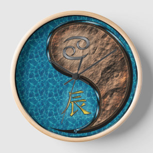 Reloj Cáncer y Dragón de Tierra