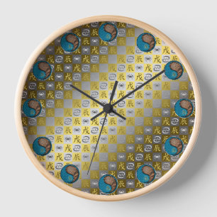 Reloj Cáncer y Dragón de Tierra