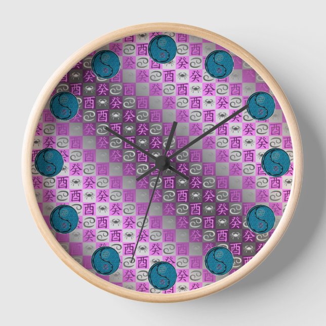 Reloj Cáncer y Gallo de Agua (Anverso)