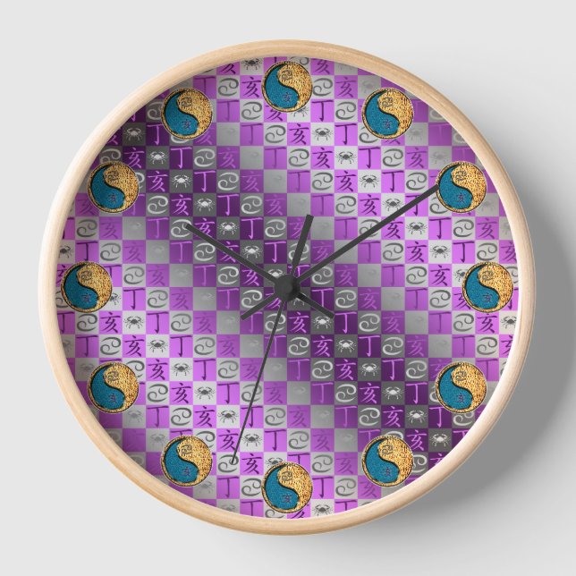 Reloj Cáncer y Jabalí de Fuego (Anverso)