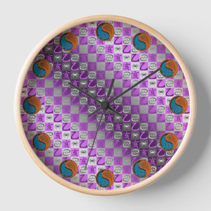 Reloj Cáncer y Jabalí de Madera