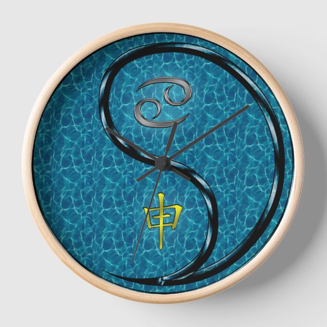 Reloj Cáncer y Mono de Agua (Anverso)