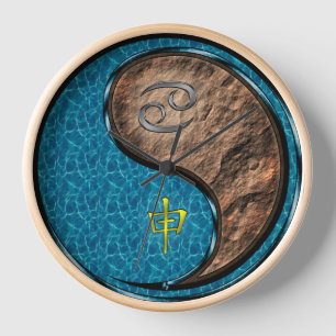 Reloj Cáncer y Mono de Tierra