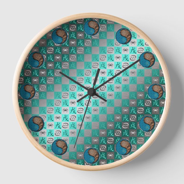 Reloj Cáncer y Perro de Tierra (Anverso)