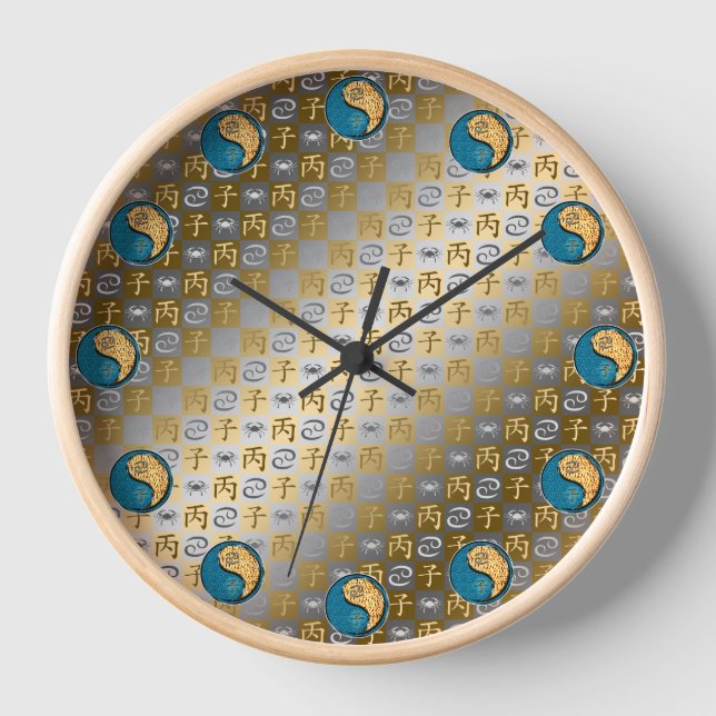 Reloj Cáncer y Rata de Fuego (Anverso)