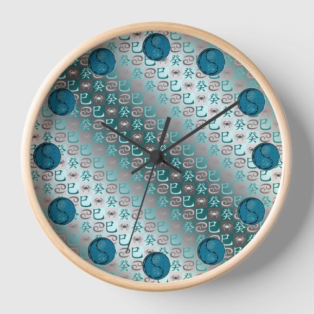 Reloj Cáncer y Serpiente de Agua (Anverso)