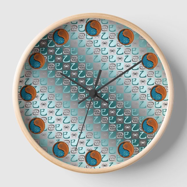 Reloj Cáncer y Serpiente de Madera (Anverso)