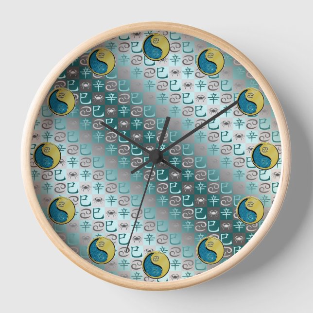 Reloj Cáncer y Serpiente de Metal (Anverso)