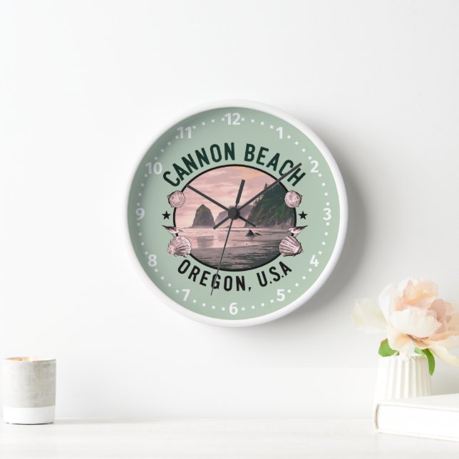 Reloj Cannon Beach Retro Vignette (Hogar)