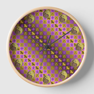 Reloj Capricornio & Cerdo de Metal