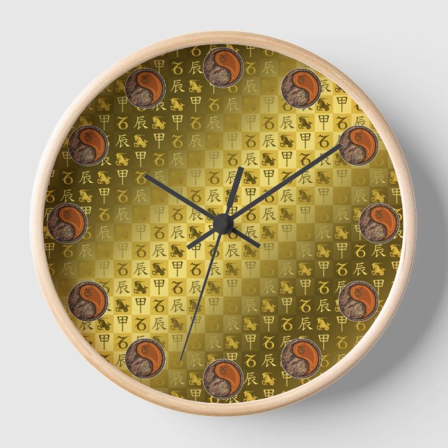 Reloj Capricornio & Dragón de Madera (Anverso)