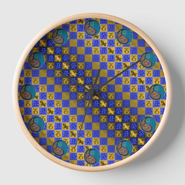 Reloj Capricornio y Buey de Agua (Anverso)