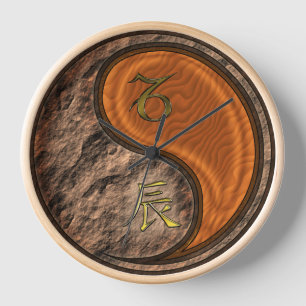 Reloj Capricornio y Dragón de Madera