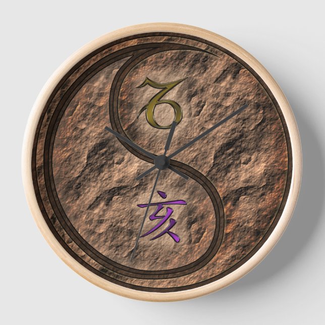 Reloj Capricornio y Jabalí de Tierra (Anverso)