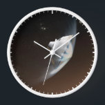 Reloj Cápsula de aeródromo de Marte Science Laboratory 2<br><div class="desc">Concepto de artista que representa la interacción de la nave espacial del Laboratorio Científico de Marte con la atmósfera superior de Marte durante la entrada, descenso y aterrizaje de la resaca de curiosidad en la superficie marciana. En esta escena, la fricción con la atmósfera marciana está frenando el descenso de...</div>