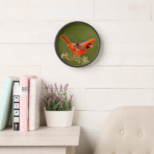 Reloj Cardenal macho en rama