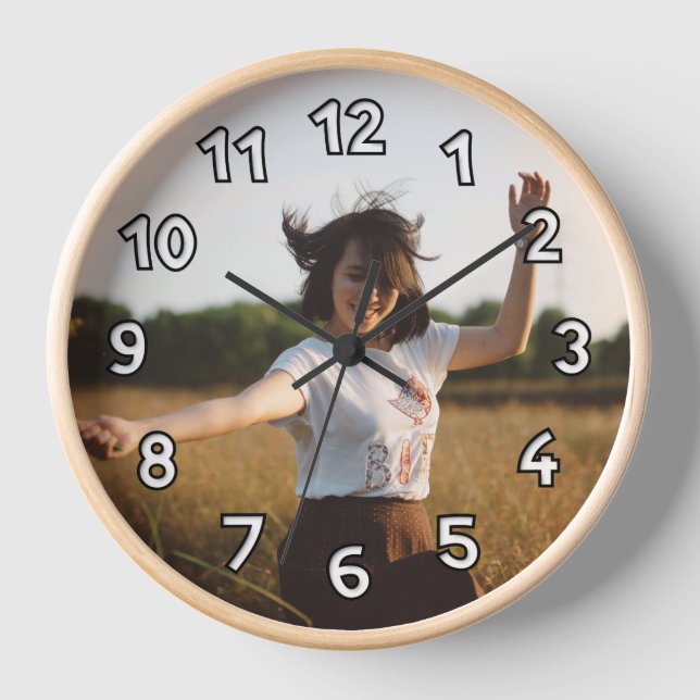 Reloj Cargar la foto numerada (Anverso)