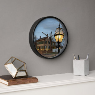 Reloj Casa Lincoln de noche