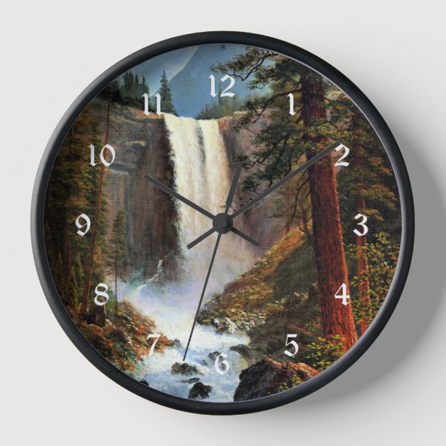 Reloj Cascada Vernal de Albert Bierstadt, (Anverso)