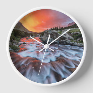 Reloj Cataratas SwiftCurrent   Parque nacional Glaciar M