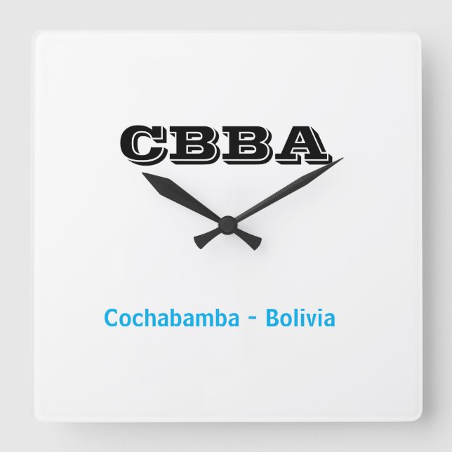 Reloj CBBA Cochabamba Bolivia (Anverso)