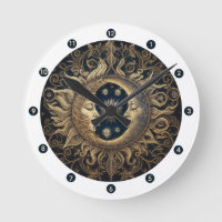 Reloj celestial de pared lunar