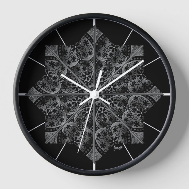 Reloj Ceramic Lace Black (Anverso)