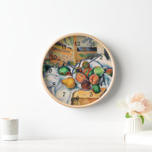 Reloj Cezanne - Un rincón de mesa, pintura famosa,