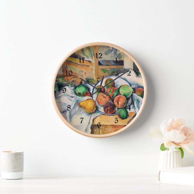 Reloj Cezanne - Un rincón de mesa, pintura famosa, (Hogar)