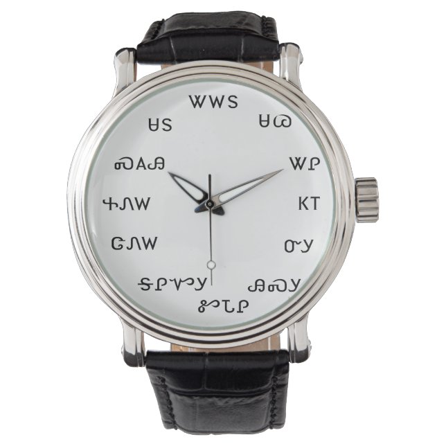 reloj cherokee (Anverso)