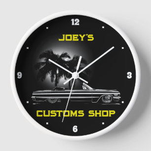 Reloj Chevy Sixties Black Convertible Cualquier Personal