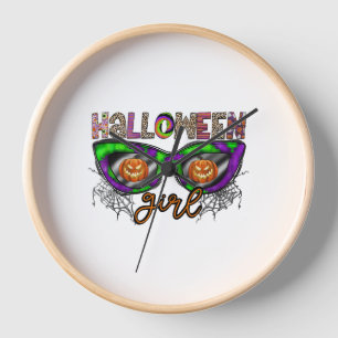Reloj Chica de Halloween
