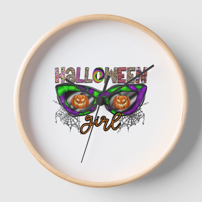 Reloj Chica de Halloween (Anverso)