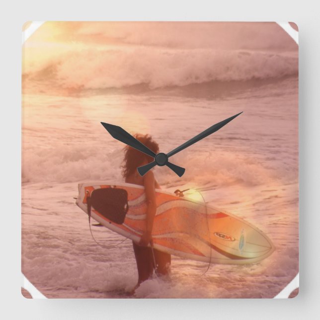 Reloj Chica surfer (Anverso)