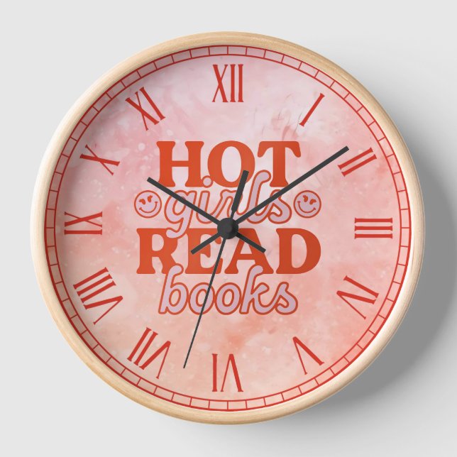 Reloj Chicas Calientes Leen Libros (Anverso)