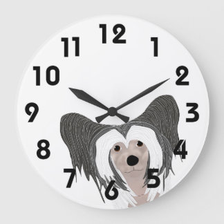 Reloj chino de perro con cresta