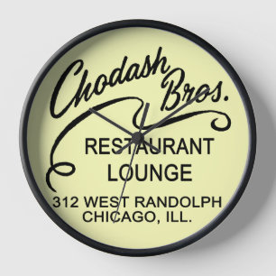 Reloj Chodash Bros. Restaurante, Chicago, Illinois