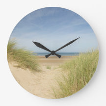 Reloj circular de Holkham Beach Norfolk