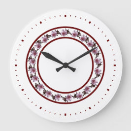 Reloj - Círculo de caída entre líneas de marrón