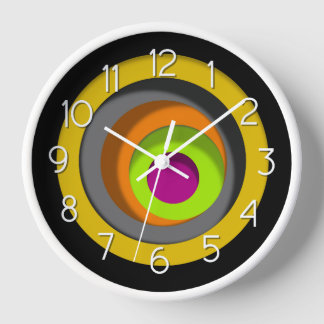 Reloj Círculos coloridos