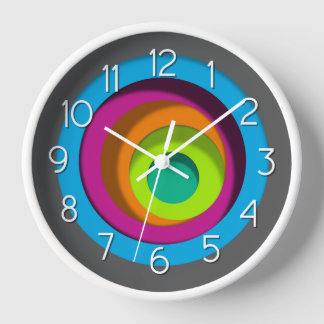 Reloj Círculos coloridos
