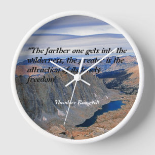 Reloj Cita de Theodore Roosevelt